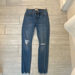 Madewell Blue Skinny jeans